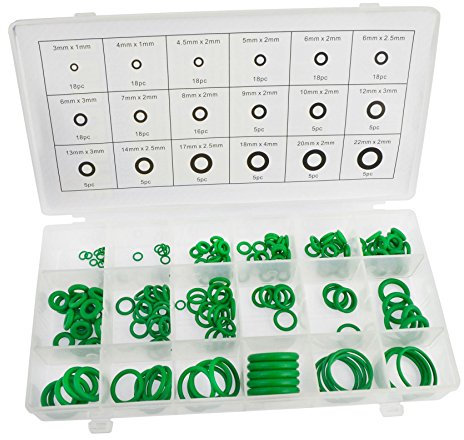 Joint HNBR torique aus Kautschuk/Dichtungen Dichtungen unterlegscheiben Sortiment 205pc Plomberie Hahn AST51