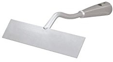 Idealspaten 66861600 Wegeschuffel mit 4-seitiges Stahlmesser, Silber, 40 x 25 x 15 cm