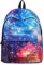 FANDARE Sac À Dos Sacs Galaxy Scolaires Cartables Adolescent Sacs D'école Loisir Garçons Filles Sacs de Voyage Cartables Femmes Multicolore Daypack Enfant Imperméable Polyester Bleu
