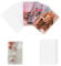 Baskiss 100 Packs Photocard Sleeves, 59 x 90 mm 200 Microns Ultra Thickness Kpop Clear Sleeves Idol Photo Cards Proector Tranding Cards Shield Cover (Unsealable)