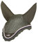 Schockemöhle Fly Veil Olive Gehäkelte Fliegenohren mit elastischen Ohren, Größe:WB