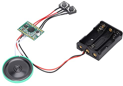 Soundmodul Soundmodul PCB 4 Minuten Soundmodul Tastensteuerung DIY Musik Sound Talk Beschreibbarer Chip für DIY für o Karten Weihnachtsgeschenkboxen