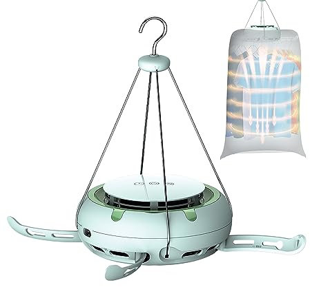Secadora de ropa eléctrica portátil multifunción TIANG para apartamentos, mini secadora de ropa ajustable para casas de viaje, vehículos recreativos y lavandería compacta