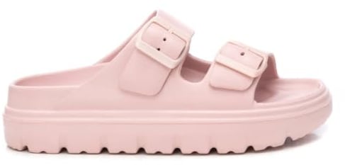 XTI - Flip Flops Damen Nude - Bequeme und vielseitige Schuhe - Casual Mode - Modell 14255009 (Größe 37)
