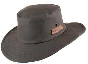 Scippis Westernhut Cowboyhut Oilskin Jack Wetterfest Braun Gr. L