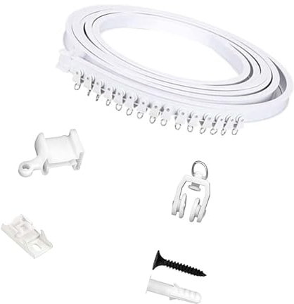 ZEPFJHE Completando Kits Rieles Cortina 3 Metros 3 Méter
