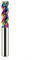 Temhyu 8mm 10mm Schaft HRC55 Fräser for Aluminium Ende Mühle Hartmetall Wolfram Stahl Fräsen Werkzeuge Router Bit 3F for CNC Maschine(6xD6X75L-3F)
