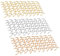 WRITWAA 30pcs Spiral Hairpins Twists Screw Hair Clips for Girls Women Hair Accessories Round Ball Tips