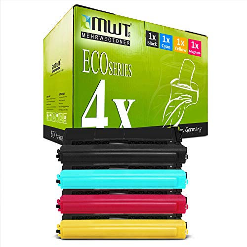 4X MWT Toner für Brother MFC-L 9570 wie TN-910 TN910 Set Druckerpatronen Patronen