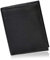 HEMING Portafoglio uomo slim nero - 100% pelle - piccolo sottile - Porta soldi e carte di credito - Portacarte - compatto