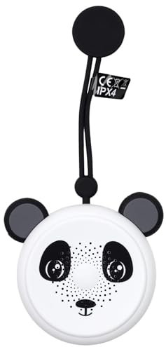 Be Mix - Enceinte Ventouse Waterproof Panda - sans Fil - Autonomie : 2 H - 3 W Puissance - Fonction D'Appel Mains Libres - Compatible Bluetooth - Dimensions : 9 X 5 X 13 cm
