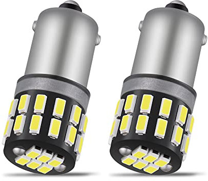 TABEN BA9S T4W Bombillas LED para Coche 12V-24V 800LM 3014 30SMD Lámpara Blanca 6000K para luz Interior del Coche Luces de matrícula Luces de Domo Luces de Mapa (2 Piezas)
