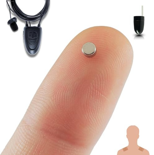 PingaOculto Oreillette Espion Bluetooth Ecouteur Mini Invisible Examen Nano Caché Telephone Microphone Bandes Adhésives - Casque sans Fil à Distance (Oreillette Espion Nano V5 + VIP Pro UltraMini)