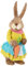 STOBOK Hase Figur Stroh Hase Deko Osterhase Kaninchen Osterdeko Desktop Häschen Ornament Rustikale Landhausstil Ostern Frühling Festival Party Büro Zuhause Wohnzimmer Dekoration Stil A