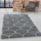 HomebyHome Shaggy Teppich 300x400 Wohnzimmer (280 x 370 cm) - Hochflor Teppich Skandi Design Grau Extra Weich und Flauschig - Bettvorleger Teppich für Schlafzimmer, Küche, Flur - Carpet, Halı, Kilim