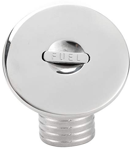 Akozon Boat Deck Fuel Filler Marine Keyless Cap 38mm Boat Filler Cap Stainless Steel Boat Deck Fill Filler Cap Gas Fuel Tank Boat Deck Filler Tank Deck Fill for Boats Yachts Motorhomes Trucks