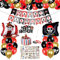 Piratenschiff Luftballons Set, 46 Stück Piratenschiff Geburtstag Deko, Piratenschiff Geburtstag Luftballons, Piratenschiff Ballon, Happy Birthday Banner, für Geburtstagdeko Jungen