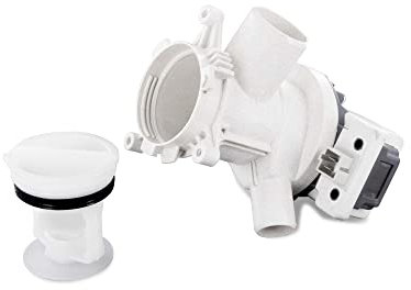 DL-pro Ablaufpumpe für Beko Blomberg 2840940200 Pumpe Entleerungspumpe Abwasserpumpe Hanyu mit Pumpenkopf und Sieb für Waschmaschine