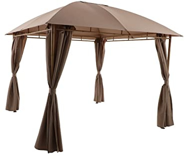 Primaster Ersatzdach für Pavillon Bambus 300 x 300 cm braun Ersatzdach