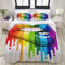 NEKOMARUKE BettwäSche 135x200 Schwul Lesbisch Regenbogen Lippen Stolz Kinder Bettbezug Set 2teilig Mikrofaser Weiche Bettbezug mit Reißverschluss und Kissenbezüge