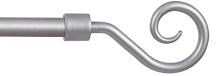 Bestlivings Endstücke für Stilgarnitur 2er Pack aus Kunststoff (Silber/Roma) vers. Farben, Ø16mm, Dekoration modernes Design für Vorhangstange