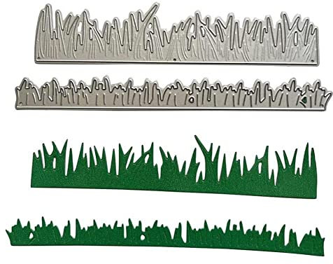 Gras-Stanzschablonen, grünes Gras, Metall, Stanzformen für DIY, Scrapbooking, Album, O3S6, Kartenherstellung, Papier, Basteln, dekorative