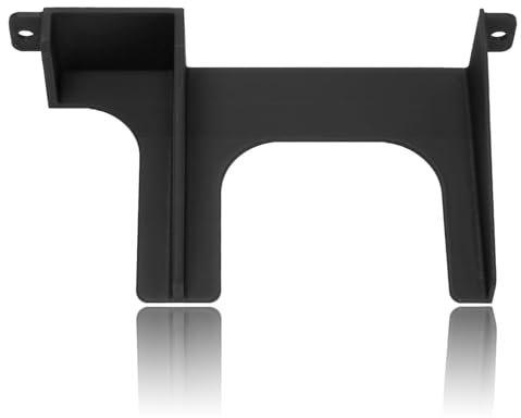 Dpofirs 2.5 Inch SSD Hard Drive Tray Adapter Bracket for PS2 SCPH 30000 50000 Game Console, ABS Material, Black