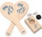 Vilac - Jokari Klassisches Spiel für Kinder, hergestellt aus massivem Buchenholz, mit Tasche zur Aufbewahrung, lustig, 4299G, Beige