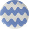 MARIMEKKO Lokki Salatteller (Himmelblau) – verfeinern Sie Ihre Küchendekoration mit unserem weißen und blauen Geschirr, 21,6 cm Designer-Teller für Salat, perfektes Melamin-Geschirr für den