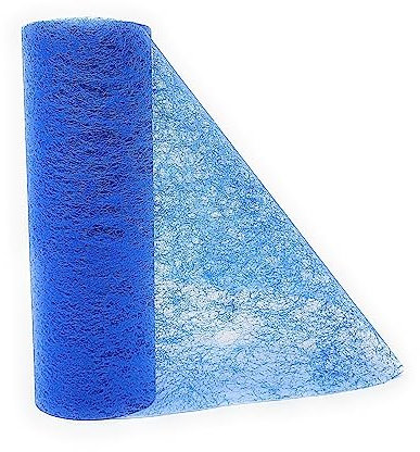 Tischläufer aus Vlies, 23 cm breit, 20 Meter lang (Mittelblau)