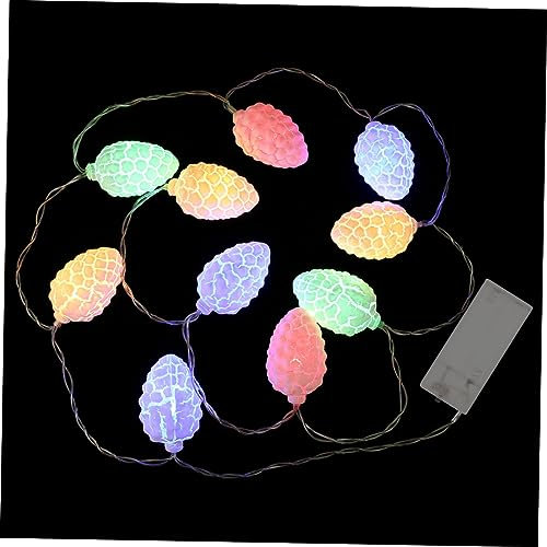 Yardenfun 1 Satz Saite Tannenzapfen Lichterketten Künstliche Blumengirlande Weihnachtsdekoration outdoor beleuchtung outdoor leuchte Weihnachtsgirlande Party-Atmosphäre-Lampe Außenlicht Riss