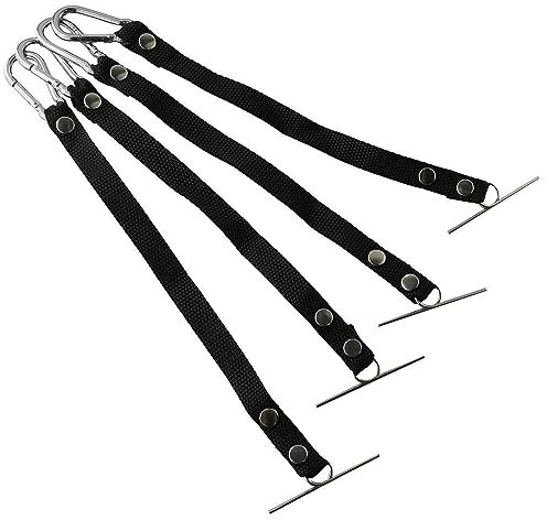 Upluckey 4pcs Polyester Pouch Bag Tape Thong Tape Holder Strap Electrical Tape Tool Belts Electrical