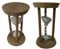 Minuteur Sablier pour 15 Minutes Sandglass Timer 45 Minutes Décoration Table Basse de Thé Étagère à Livres Jeu Scolaire Ornement Cadre en Bois Sand Timer l'horloge Blanc