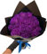 Glitter Rose Artificial Flowers, Fake Purple Roses for Valentine's Day, Anniversary, Engagement (12 Roses - Self-Assembly)
