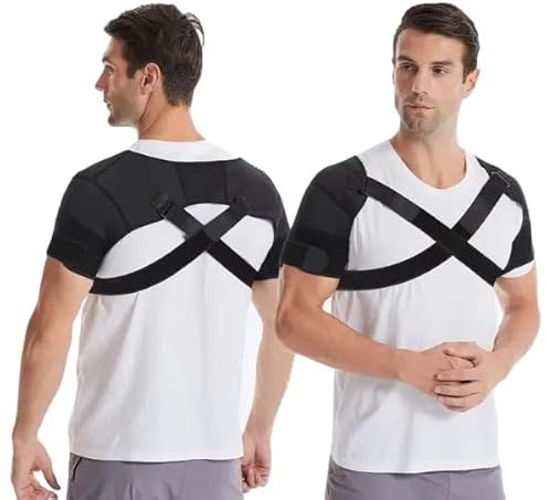 haltungshelfer VerteBalance Pro Haltungskorrektur Komfortable, Verstellbare Rückenstütze für Oberen Rücken, Hals und Schultern