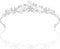 GERHUA Diadem Hochzeit, Krone Kristall Tiara Abschlussball Crown Braut Stirnband Diadem Crown für Mädchen Abschlussball Geburtstag Hochzeit Party (Silber)