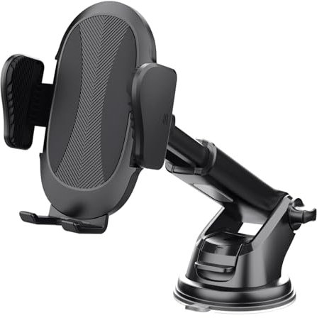 Support Telephone Voiture pour Dacia Sandero Stepway, Porte Téléphone Voiture Grille Aeration Crochet en Acier et 360 Degrés Rotation,B