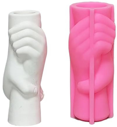 Kreative Vase Harz Form Hand Halten Beton Zement Gips Silikon Form Blumen Arrangement Handwerk Hause Dekorationen