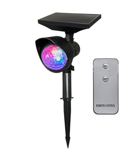 Projecteur solaire d'extérieur, projecteur solaire de Noël, lumières d'extérieur LED de vacances, projecteur solaire étanche, projecteur solaire multicolore, projecteur solaire de jardin, projecteur