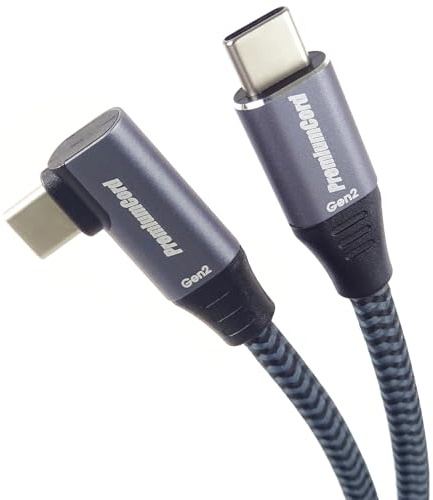 PremiumCord USB-C 3.2 Gen 2x2 Verbindungskabel, Datenkabel SuperSpeed bis zu 20Gbit/s, Ladenkabel bis zu 5A, Leistung 100W, PD 3.0 / QC 4.0, USB 3.2 Generation 2x2, Farbe schwarz, Länge 3m