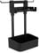 Haushalt International Grill Butler, mit Haken für Grillhelfer und Küchenrolle. schwarz, Organizer für Grill und Outdoorküche