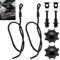 2 Piezas Cuerda Estante Maletero para Coche, Correas de Fijación de Estante Trasero, Coche Universales para Estante Interior Trasero, para VW Golf 6 5 4,MK6,MK5,GTI, R20