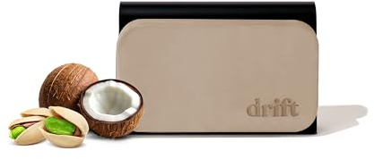 Drift Car Air Freshener - Stone Air Freshener Car Odor Eliminator - Long Lasting Scent - Auto Accessories - Metal Clip - Essential Oils - Clean Ingredients - Coconut & Pistachio Starter Kit