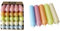 Kurze Stabkerzen in Pastell 10 cm Ø 2,2 cm – 25er Set Pastell Mix – durchgefärbt – Made in Germany – 4h Brenndauer – Deko Kerzen Hochzeit, Party, Weihnachten, Vintage - Tafelkerzen (Set 5)