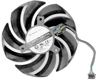 QHHOZHD Ventilateur PC VGA 90 mm pour MSI GeForce RTX 3060/3070 RTX3060/RTX3060TI Gaming X/Z Trio 8G, Carte Graphique PLD09210S12HH(Single 1pcs)
