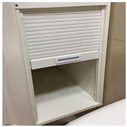Kit de porte coulissante rétractable en PVC pour armoires et armoires de cuisine, garage, camping-car