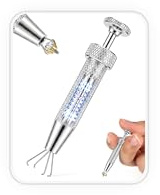 Milacolato Piercing Taper Set 14G/16G/18G/20G Piercing Kugel Aufdreher | Chirurgenstahl Einführhilfe Zubehör Piercingzange für Pircingssets ohr Nasenpiercing Nippelpiercing Lippenpiercing