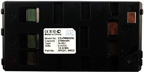 CS-PMB02SL Akku 2100mAh Kompatibel mit [PENTAX] für R-100X, für R-200X, für R-202N, für R-300X, für R-322NX, für R-322NXM, für R-325NXM, für R100, für R200, für R225N, für R300, für R800