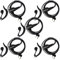 Retevis R111 Funkgeräte Headset G-Form Ohrhörer Kopfhörer Kompatibel mit Walkie Talkie RT24 RT21 RT22 RT27 RT15 RT617 RT618 Baofeng BF-88E BF-888S Tyhbelle BF-88E Kenwood (5 STK.)