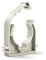 50 x Rohrclips Einfach 40mm Rohrbefestigung Rohrschelle Rohrhalter Clip